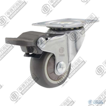 1 "Rueda giratoria de bloqueo giratorio TPR Micro Duty