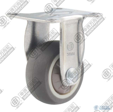 1"Micro Duty TPR Rueda giratoria fija
